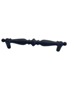 Antika Tarz Dekoratif Pirinç Yeni Sütun Mobilya Kulbu - 192mm, Oksit