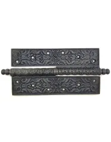 Antika Tarz Dekoratif Pirinç Lüks Okka Menteşe - 20cm, Oksit