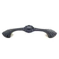 Antika Tarz Dekoratif Pirinç Göz Mobilya Kulbu - 21x127 mm, Oksit