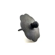 Antika Tarz Dekoratif Pirinç Düğmeli Kabara - 40 mm, Oksit Antika Tarz Dekoratif Pirinç Düğmeli Kabara - 40 mm, Oksit