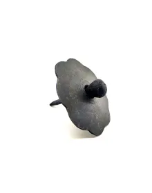 Antika Tarz Dekoratif Pirinç Düğmeli Kabara - 40 mm, Oksit