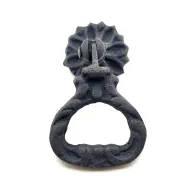 Antika Tarz Dekoratif Pirinç Kalp Sarkaç Mobilya Kulbu - 25 mm, Oksit