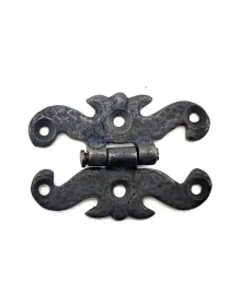 Antika Tarz Dekoratif Pirinç Kelebek Menteşe - Oksit