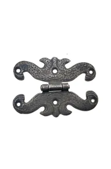 Antika Tarz Dekoratif Pirinç Kelebek Menteşe - 63x45 mm, Oksit Antika Tarz Dekoratif Pirinç Kelebek Menteşe - 63x45 mm, Oksit