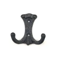 Antika Tarz Dekoratif Pirinç Anıt Çiftli Vestiyer Askı - 85x72 mm, Oksit Antika Tarz Dekoratif Pirinç Anıt Çiftli Vestiyer Askı - 85x72 mm, Oksit