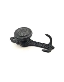 Antika Tarz Dekoratif Pirinç Portmanto Askı - 115x51 mm, Oksit