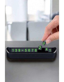 Araba Park Numaratörü Araç İçi Numaralık Değiştirilebilir Çevirmeli Mini