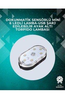 Araç İçi Dekorasyon İçin Manyetik ve Yapışkanlı LED Ambiyans Lambası