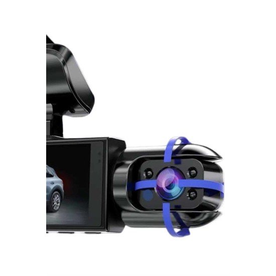 Araç İçi Full Hd Kamera Ön ve Arka Kameralı Ekranlı Araç Kamerası Araç İçi Full Hd Kamera Ön ve Arka Kameralı Ekranlı Araç Kamerası