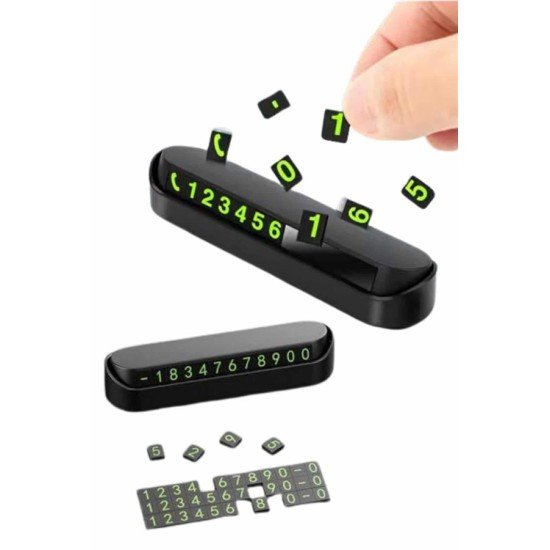 Araç İçi Numaratör Numaralık Oto Cam Kartı Fosforlu Numaratör Araç İçi Numaratör Numaralık Oto Cam Kartı Fosforlu Numaratör