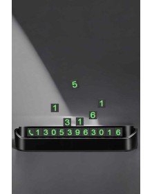 Araç İçi Numaratör Numaralık Torpido Üstü Açılır Kapanır Telefon Numarası Bırakma