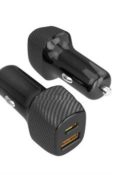 Araç İçi Şarj Cihazı 38W Güç Kapasiteli Type-C Girişli Araba Çakmaklık