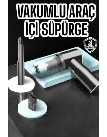 Araç İçi Süpürge Vakumlu Şarjlı Süpürge Filtreli