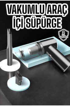 Araç İçi Süpürge Vakumlu Şarjlı Süpürge Filtreli Araç İçi Süpürge Vakumlu Şarjlı Süpürge Filtreli