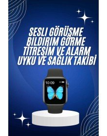Arama Cevaplayabilen Akıllı Saat Bluetooth Bağlantılı Sosyal Medya Girişli