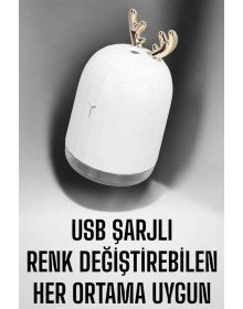 Aromaterapi Hava Temizleyici Buhar Makinesi Taşınabilir Şarjlı