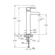 Artema A41990 Minimax S Yüksek Lavabo Bataryası Artema A41990 Minimax S Yüksek Lavabo Bataryası