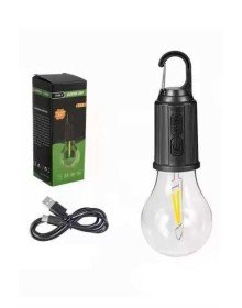 Askılı Kırılmaz Led Işık Kamp Bahçe Lambası Taşınabilir Led Ampul Şarjlı