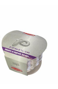 Aspilatör Borusu Telli 127 mm 3 Metre