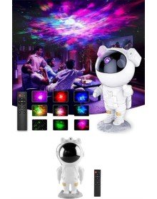 Astronot Şeklinde Bluetooth Hoparlör Gökyüzü Kumandalı Aydınlatma Lamba