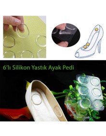 Ayak Nasır 6lı Ped - Ayak Vurma önleyici silikon ped