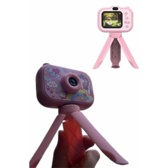 Ayaklı Çocuk Kamerası Tripodlu Mini 1080p Hd Çocuk Kamera Ayaklı Çocuk Kamerası Tripodlu Mini 1080p Hd Çocuk Kamera