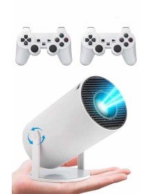 Ayaklı Oyun Projeksiyonu Çift Kollu Taşınabilir Sinema Projektörü