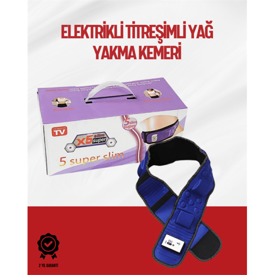 Ayarlanabilir Hızlı Elektrikli Masaj Kemeri – Yağ Yakımına Yardımcı