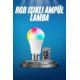 Ayarlanabilir Parlaklık RGB Led Ampul Beyaz Lamba Ve Renkli Ampul