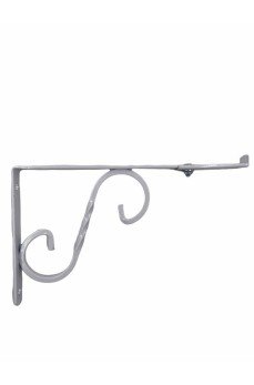 Ayarlı Ferforje Raf Altı No:2 Beyaz 20X15