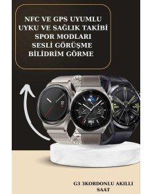 Aynalı Bluetooth Kulaklık Yeni Nesil Akıllı Saat Titreşimli Nabız Ölçer Spor Modları