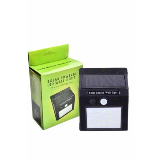 Bahçe Aydınlatma Sensörlü Güneş Enerjili Duvar Lambası 40 Led Işık Bahçe Aydınlatma Sensörlü Güneş Enerjili Duvar Lambası 40 Led Işık