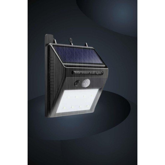 Bahçe Aydınlatma Sensörlü Güneş Enerjili Duvar Lambası 40 Led Işık Bahçe Aydınlatma Sensörlü Güneş Enerjili Duvar Lambası 40 Led Işık