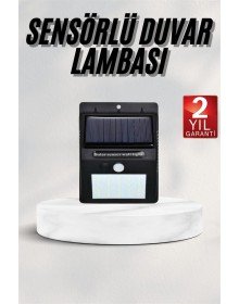 Bahçe Aydınlatması Güneş Enerjili Led Işık Lamba Sensörlü Dekoratif