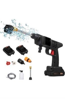 Bahçe Sulama Tabancası Makinesi Yüksek Basınçlı Akülü Yıkama Makinesi