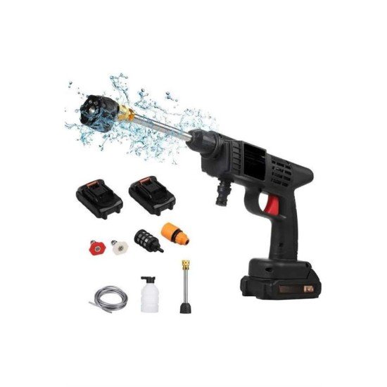 Bahçe Sulama Tabancası Makinesi Yüksek Basınçlı Akülü Yıkama Makinesi