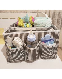 Bebek Beşik Başucu Düzenleyici Kapaklı 5 Bölmeli Organizer