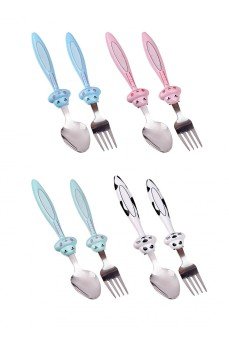 Bebek Çatal Kaşık Seti - 18 cm