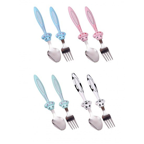 Bebek Çatal Kaşık Seti - 18 cm Bebek Çatal Kaşık Seti - 18 cm