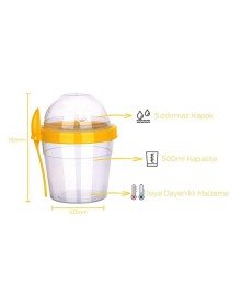 Bebek Mama Saklama Kabı 500ML