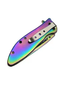 Benchmade DA76-1 Çakı Renkli Sedef 20 cm Manuel, Kemerlikli