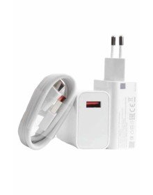 Beyaz Ultra Plus Hızlı Şarj Seti Şarj Adaptörü ve Kablosu 67W