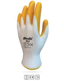 Beybi PN7 No:9 Sarı Nitril Eldiven