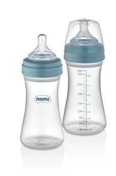 Biberon Anti Kolik Biberon 250 ml Kapaklı Biberon 0 - 6 Ay (Yavaş Akış)