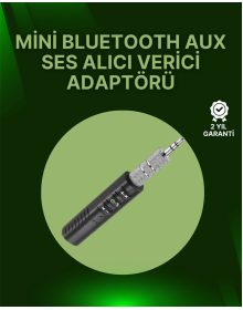 Bluetooth 4.1 Ses Alıcısı | 3.5mm Girişli Hoparlör & Kulaklıklar İçin Kablosuz Dönüştürücü