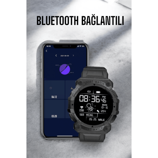 Bluetooth 5.0 Destekli Çok Fonksiyonlu Yeni Nesil Akıllı Saat Bluetooth 5.0 Destekli Çok Fonksiyonlu Yeni Nesil Akıllı Saat
