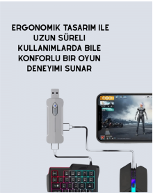 Bluetooth 5.3 Mobil Oyun Aksesuar Seti – PUBG Uyumlu