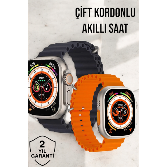 Bluetooth Bağlantılı Nabız, Kan Basıncı, Oksijen Ölçer Akıllı Saat