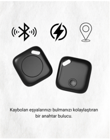 iOS & Android Uyumlu Smart Tag | Uzun Pil Ömrü | Bul Uygulaması ile Entegre Akıllı Takip Cihazı
