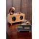 Bluetooth Hoparlör Ahşap Klasik Retro Gramofon Bluetooth Müzik Kutusu